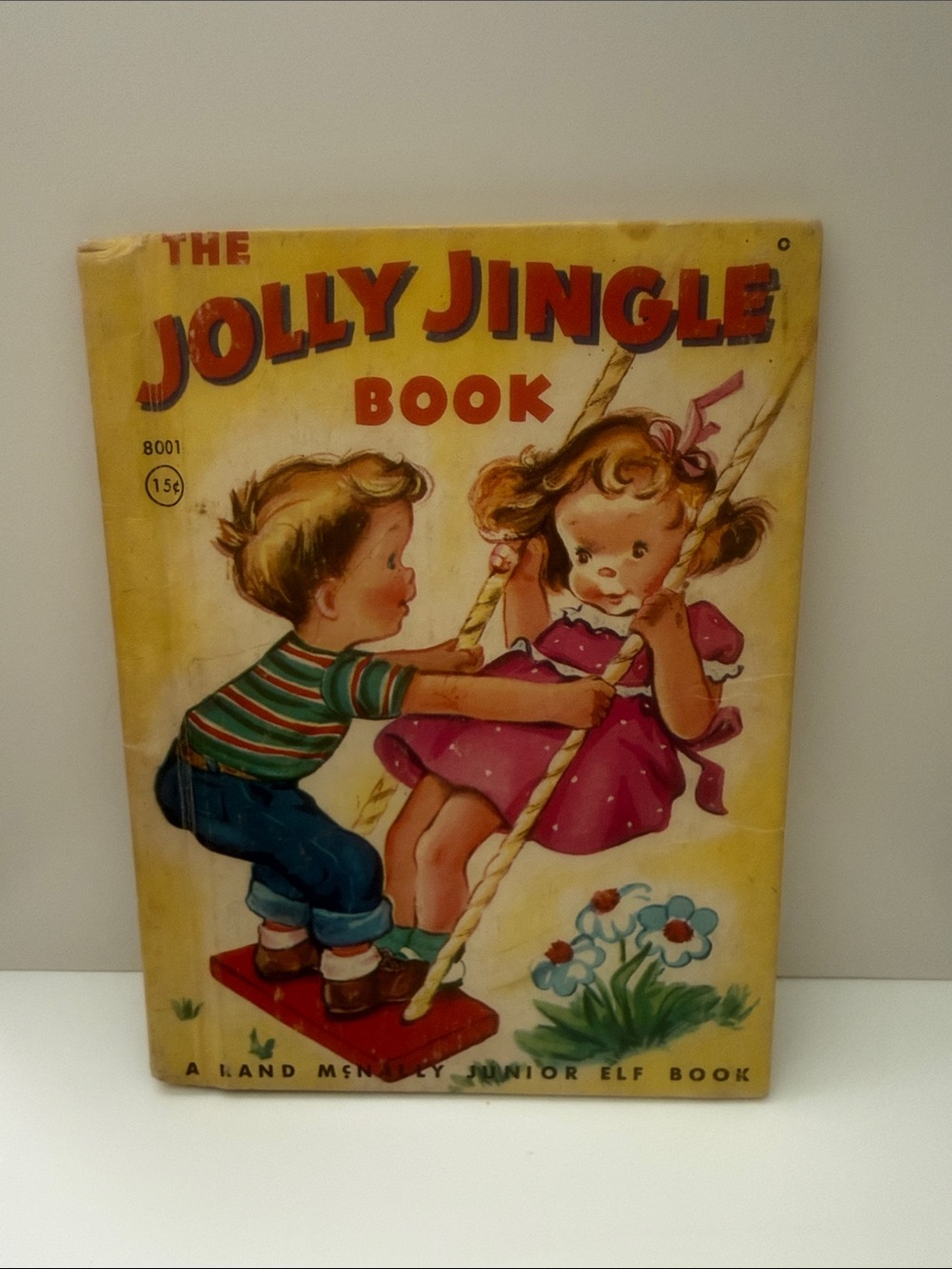 The Jolly Jingle Book - Pink Cover Kids Book vintage Collector